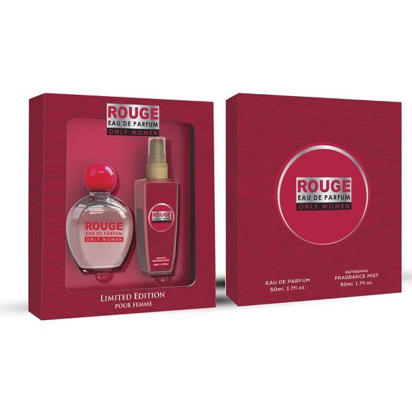 Caseta cadou pentru femei, Rouge Apa de parfum 50 ml + Spray corp 50 ml Hertz esteto.ro