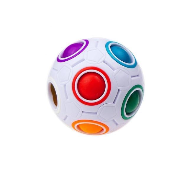 Minge antistres, Fidget ball cu buline anti-anxietate, Multicolor, 10 cm, + 3 ani - Shop Like A Pro