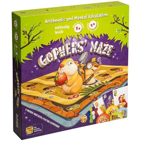 Joc educativ. gophers maze