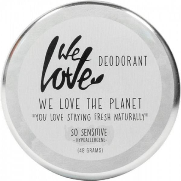 Deodorant Natural Crema So Sensitive We Love the Planet, 48 g esteto.ro