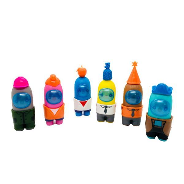 Set 6 figurine among us, +3ani, multicolor 8-10 cm - shop like a pro