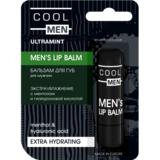 Balsam de Buze Ultrahidratant pentru Barbati Ultramint cu Menta si Acid Hialuronic Cool Men, 3,6 g