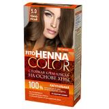 Vopsea de Par Demi-permanenta Fito Henna Color Fitocosmetic, 5.0 Blond Inchis, 115 ml
