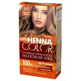 Vopsea de Par Demi-permanenta Fito Henna Color Fitocosmetic, 6.0 Blond Natural, 115 ml