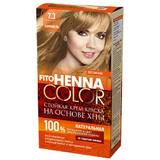 Vopsea de Par Demi-permanenta Fito Henna Color Fitocosmetic, 7.3 Caramel, 115 ml
