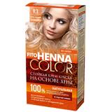 Vopsea de Par Demi-permanenta Fito Henna Color Fitocosmetic, 9.3 Blond Perlat, 115 ml