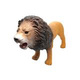 Figurina din cauciuc Leu cu sunete specifice 40 cm Maro
