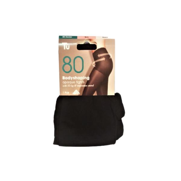Dres tu, microfibra, 80 den, modelator, mat, opac, negru, m/l