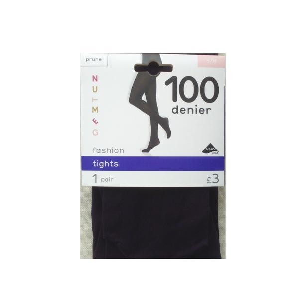 Dres nutmeg, microfibra, 100 den, mov inchis, 2s