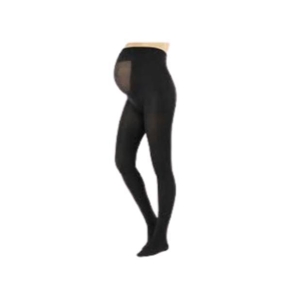 Dres pentru gravide elly, carezza 70 den, structura fagure, negru, 4l