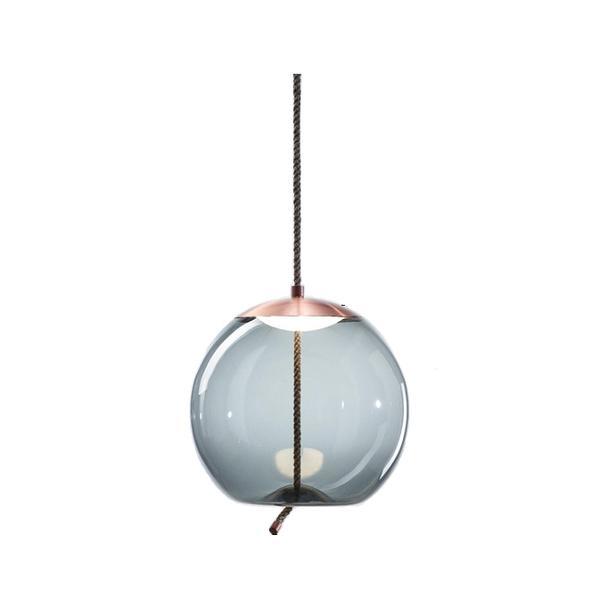 Lustra suspendata gorudo , abajur de sticla, inaltime 30 cm