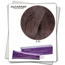 Vopsea fara amoniac - alfaparf milano color wear nuanta 6.53 biondo scuro mogano dorato
