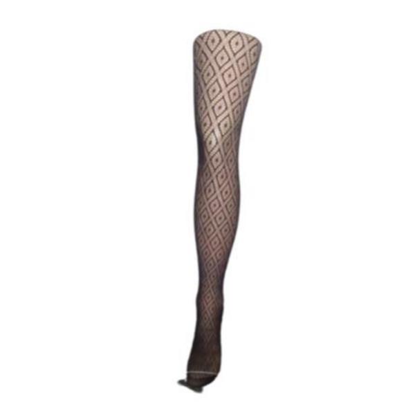 Dres sabrina tip plasa cu model lycra 15 den negru 2s