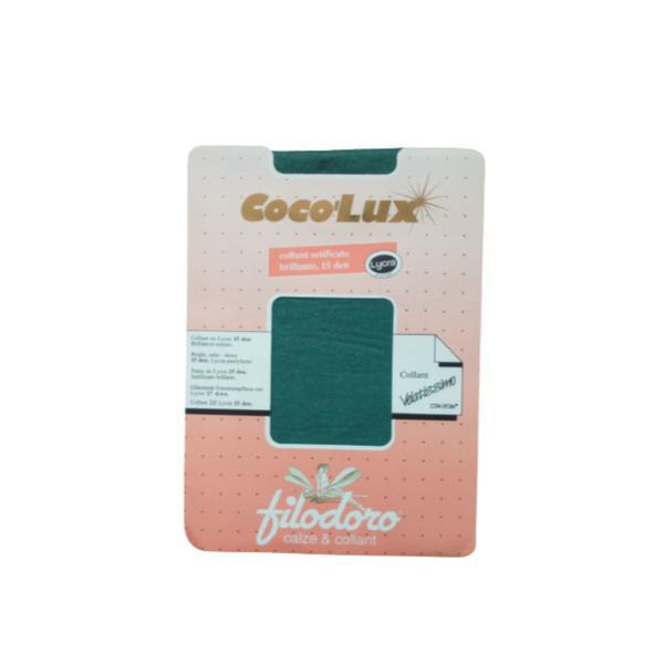 Dres filodoro cocolux lycra 15 den verde laguna 1xs
