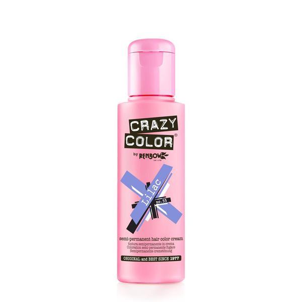 Vopsea semi-permanenta crazy color lilac - no.55, 100 ml