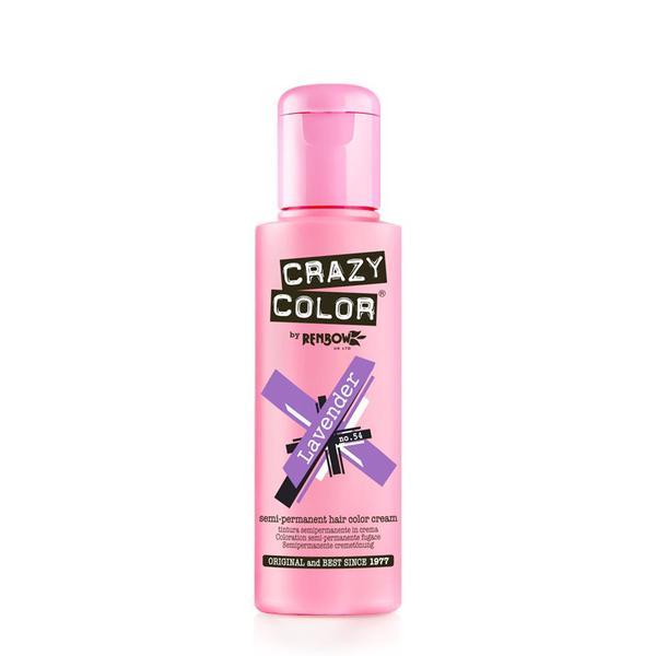 Vopsea semi-permanenta Crazy Color Lavander – no.54, 100 ml Crazy Color imagine 2022