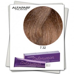 Vopsea fara amoniac - alfaparf milano color wear nuanta 7.32 biondo medio dorato irise