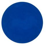 Covor rotund albastru, fir scurt, diametru 70 cm, Topi Dreams