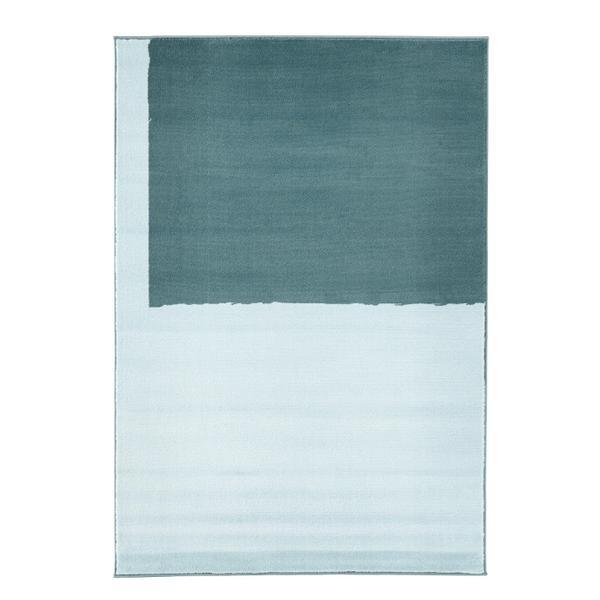 Covor decorativ, fir scurt, antiscamosare, 133x195 cm, albastru, topi dreams