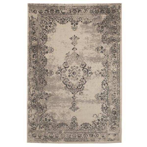Covor decorativ cu model, dreptunghiular, 133x195 cm, gri deschis, topi dreams