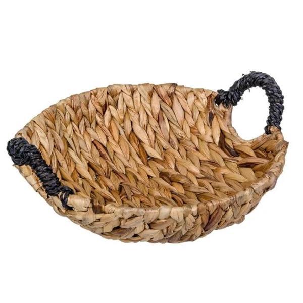 Cos decorativ pentru paste, cu manere, diametru 30 cm