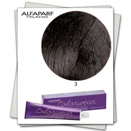 Vopsea fara amoniac - alfaparf milano color wear nuanta 3 castano scuro