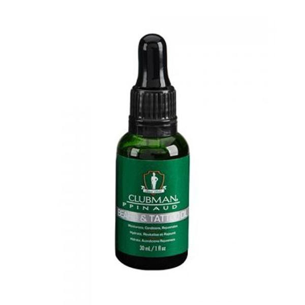 Ulei pentru barba si tatuaje clubman beard   tatoo, 30 ml
