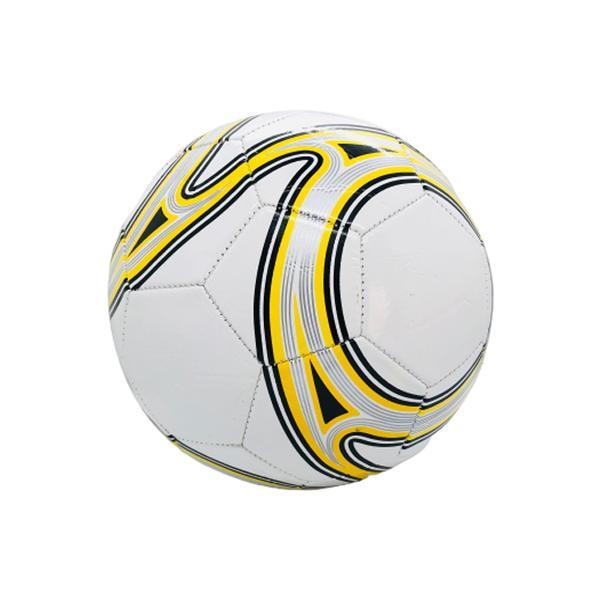Minge fotbal line circle alb/galben, marimea 5 - oem