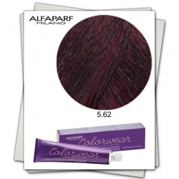 Vopsea fara amoniac - alfaparf milano color wear nuanta 5.62 castano chiaro rosso irise