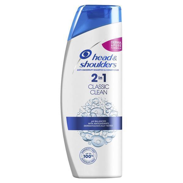 Sampon pentru par, Head and Shoulder’s, 2in1 Classic Clean, 200 ml