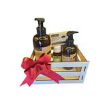 Set cadou cutie lemn, produse cosmetice cu ulei de argan, Argana, lotiune de corp 400 ml, gel de dus 200 ml, ulei fraicheur 60 ml, sapun 40 gr