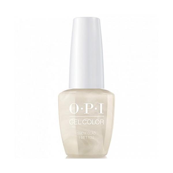 Lac de unghii semipermanent opi gel color snow glad i met you 15ml