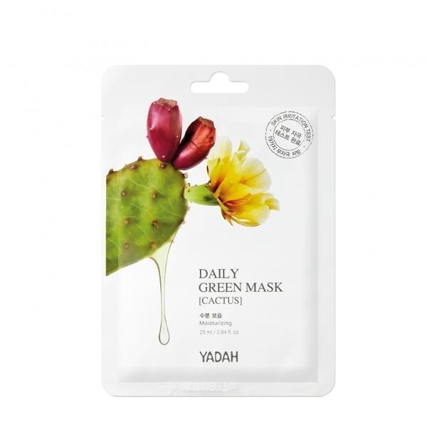 Masca de fata tip servetel Yadah Daily Green cu extract de cactus 1buc