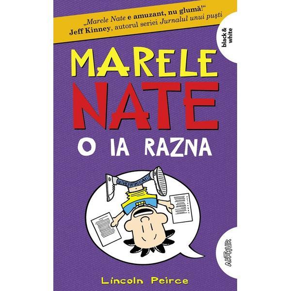 Marele nate. vol.5: nate o ia razna - lincoln peirce, editura grupul editorial art