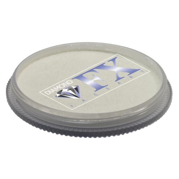 Vopsea pentru față sau corp, Diamond FX Alb Mat, 30 g Diamond Fx