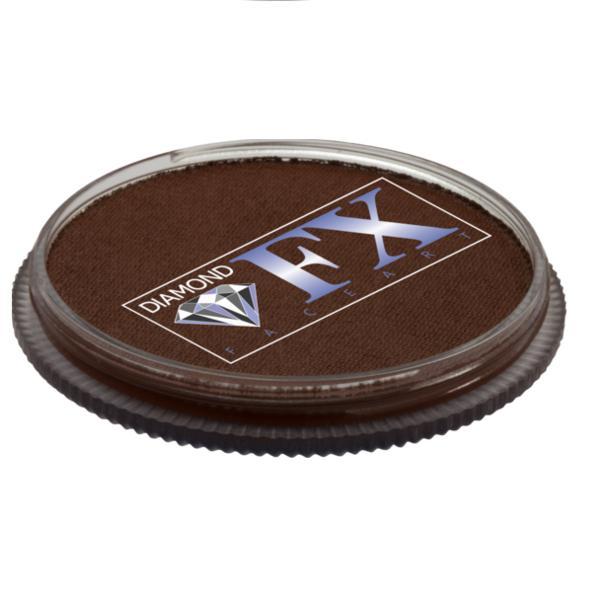 Vopsea pentru fata sau corp, Diamond FX Maro Mat, 30 g