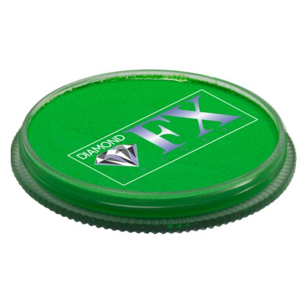 Vopsea pentru machiaj prostetic și efecte speciale, Diamond FX verde neon, 30 g