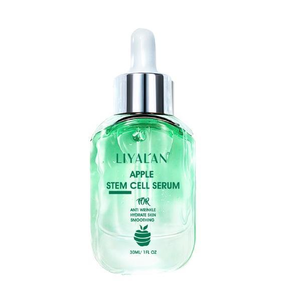 Ser facial cu celule stem din mere, liyal'an, antirid, matrixyl 3000, acid hialuronic, argirelina, hidratare, netezire, 30 ml 
