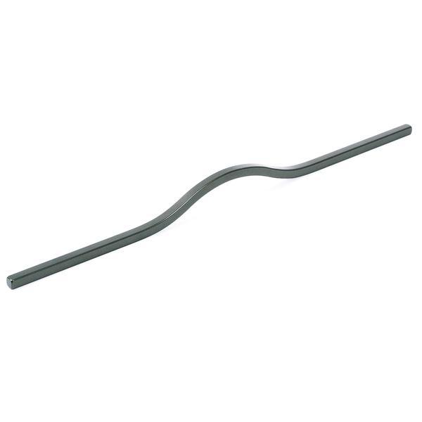 Maner pentru mobila Brave, finisaj gri metalizat, L400 mm - Viefe