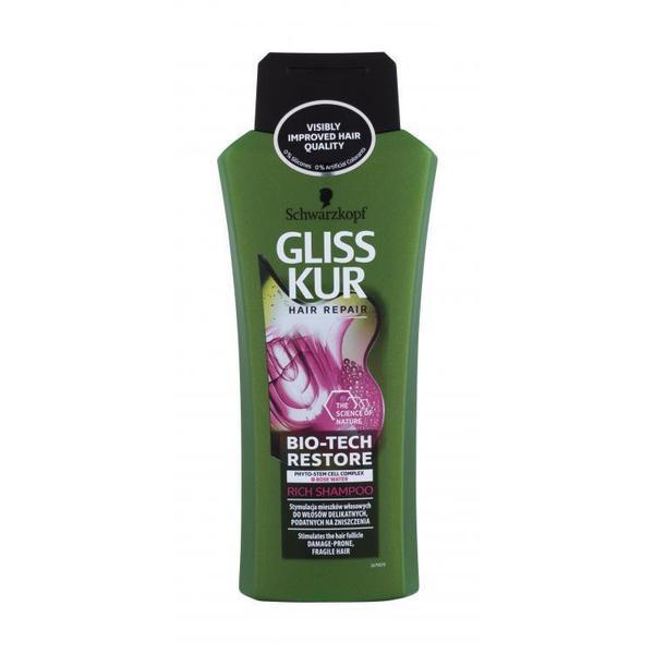 Sampon pentru par, Schwarzkopf Gliss Kur, Bio-Tech Restore, 250 ml esteto.ro imagine 2022