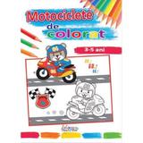 Motociclete de colorat 3-5 ani