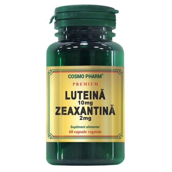 Short life - luteina 10mg zeaxantina 2mg cosmo pharm premium, 60 capsule