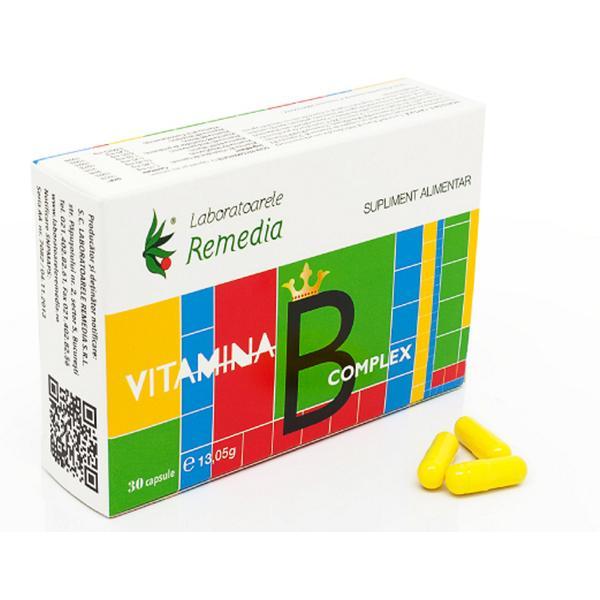 SHORT LIFE - Vitamina B Complex Remedia, 30 capsule