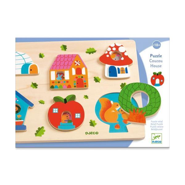 Puzzle djeco casa cu surprize