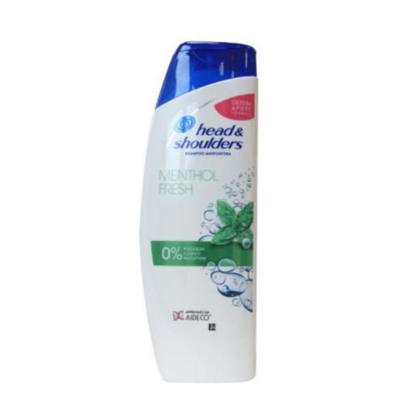 Sampon pentru par, head and shoulder’s, menthol fresh, anti-matreata, 380 ml
