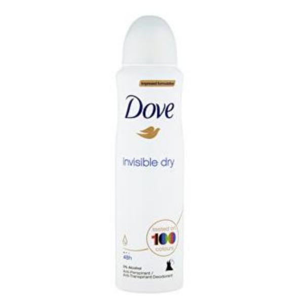 Deodorant antiperspirant spray, Dove, Invisible Dry, 48 h, 250 ml