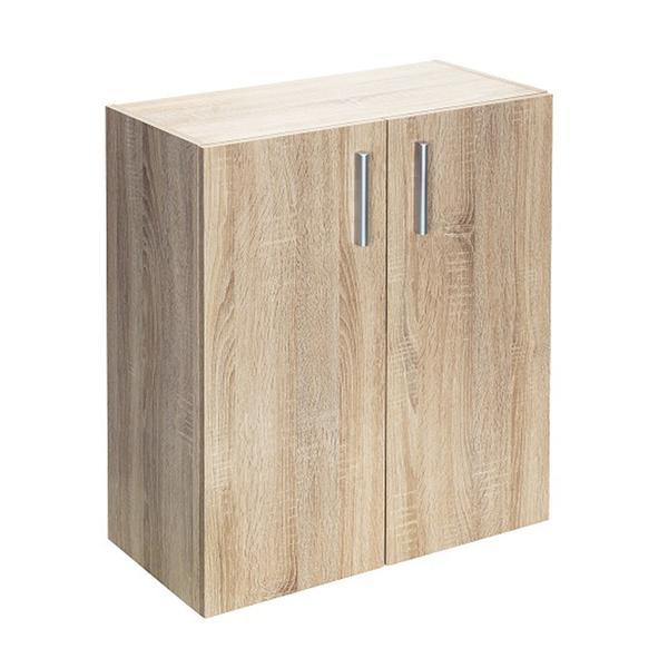 Dulap multifunctional cu usi Vela, 2 compartimente, Stejar - Caerus Capital