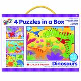 Set 4 puzzle-uri Dinozauri - 24 piese