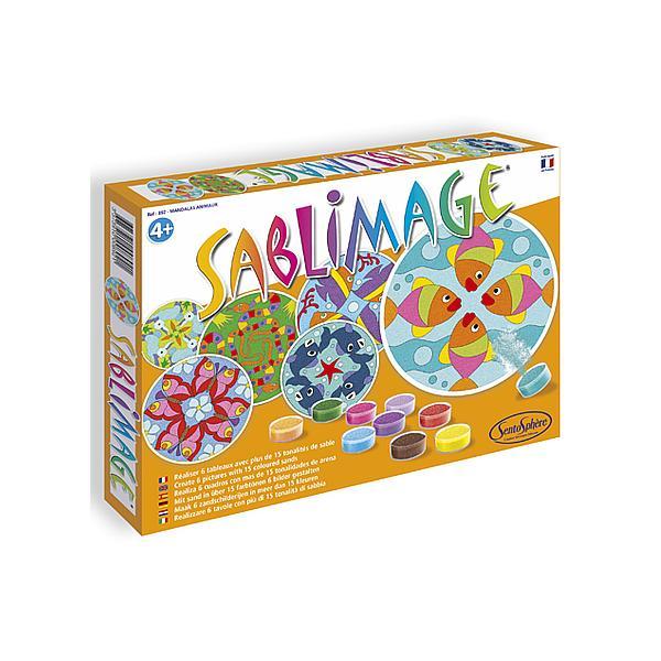 Sablimage mandala animale