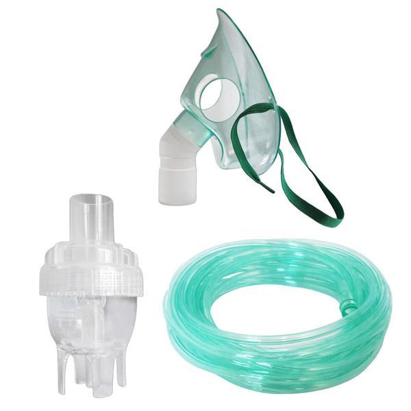 Kit accesorii pentru aparat aerosoli cu compresor redline nb-6, furtun de 6 m si masca medie rotativa, recomandat pentru copii mici